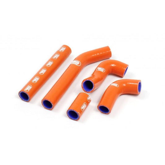 SAMCO HOSE KIT KTM, 5 PIECE KIT, ORANGE, KTM-70 OR