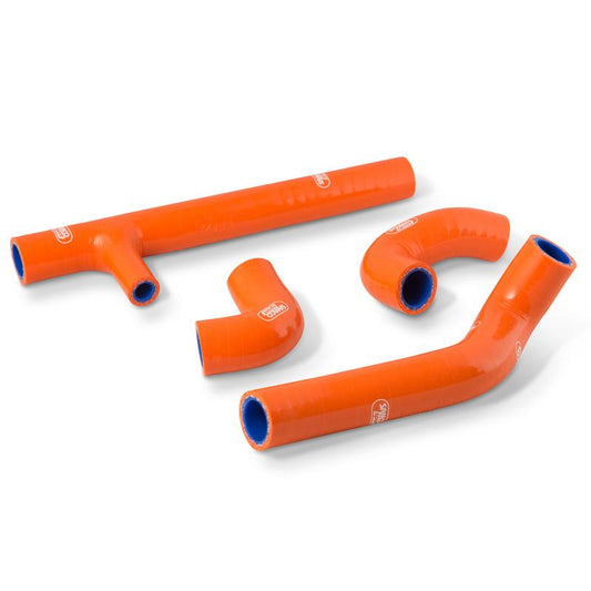 SAMCO HOSE KIT KTM, 4 PIECE KIT, ORANGE, KTM-89 OR