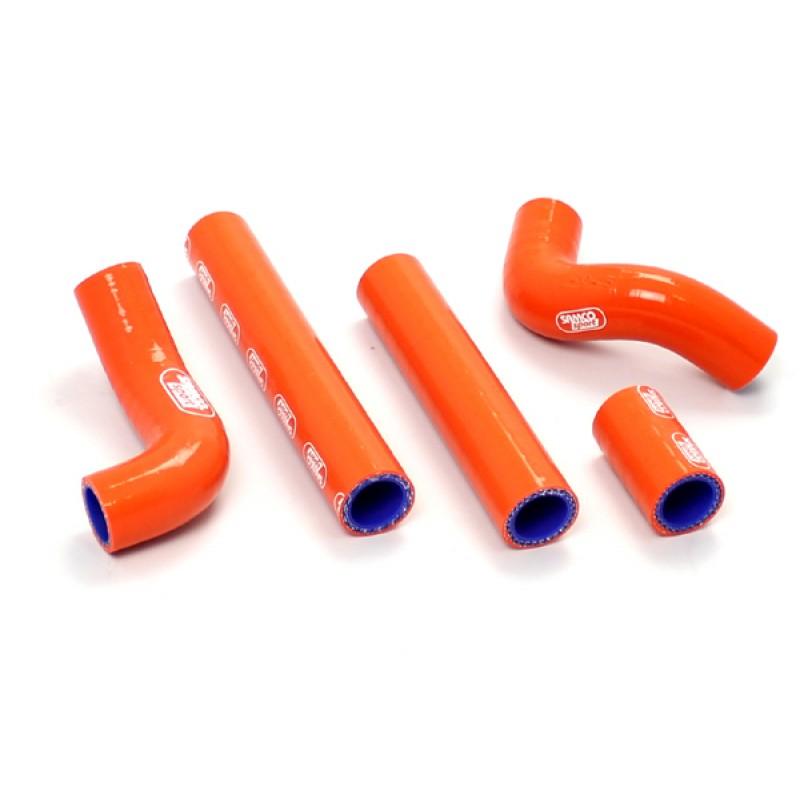 SAMCO HOSE KIT KTM, 5 PIECE KIT, ORANGE, KTM-54 OR