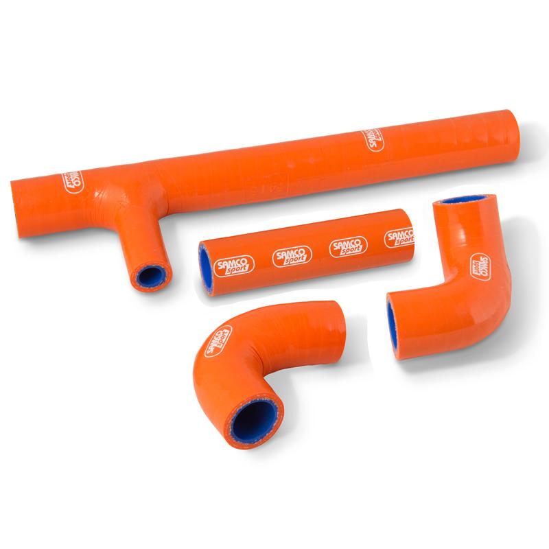 SAMCO HOSE KIT KTM, 4 PIECE KIT, ORANGE, KTM-93 OR