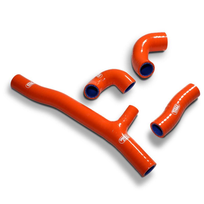 SAMCO HOSE KIT KTM OEM Design, 4 PIECE KIT, ORANGE, KTM-113 OR