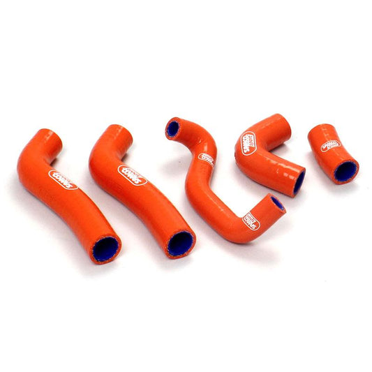 SAMCO HOSE KIT KTM OEM Design, 5 PIECE KIT, ORANGE, KTM-21 OR