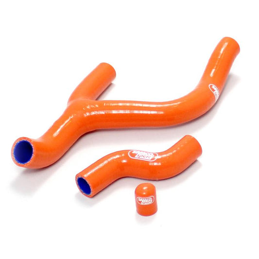 SAMCO HOSE KIT KTM Thermostat Bypass, 3 PIECE KIT, ORANGE, KTM-43 OR