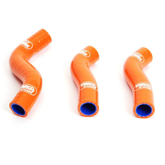 SAMCO HOSE KIT KTM, 3 PIECE KIT, ORANGE, KTM-7 OR