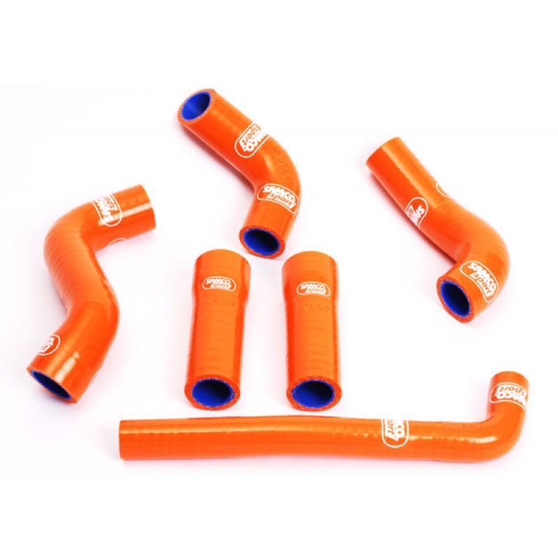 SAMCO HOSE KIT KTM OEM Design, 6 PIECE KIT, ORANGE, KTM-6 OR