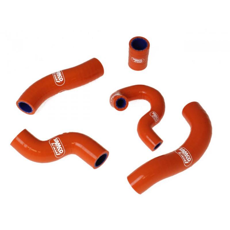 SAMCO HOSE KIT KTM, 5 PIECE KIT, ORANGE, KTM-48 OR