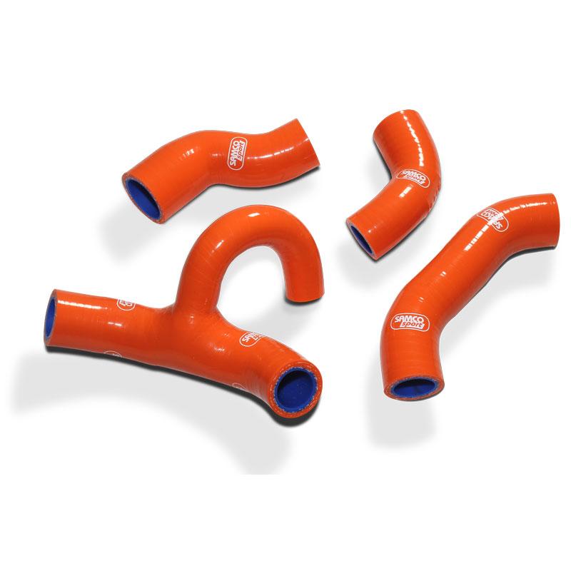 SAMCO HOSE KIT KTM OEM Design, 4 PIECE KIT, ORANGE, KTM-117 OR