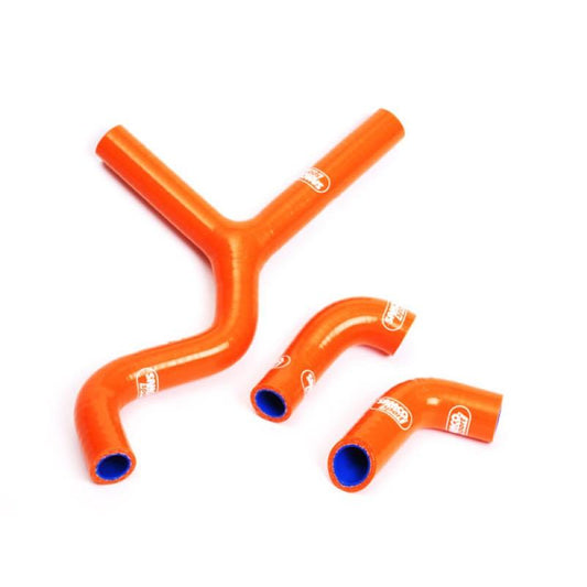 SAMCO HOSE KIT KTM, 3 PIECE KIT, ORANGE, KTM-4 OR