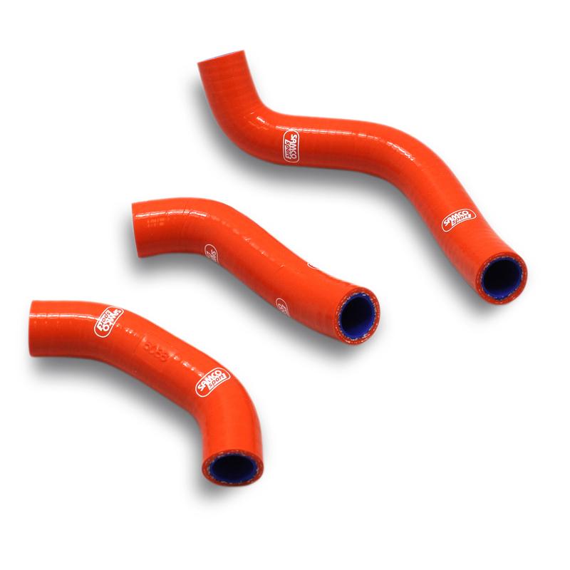 SAMCO HOSE KIT KTM, 3 PIECE KIT, ORANGE, KTM-81 OR