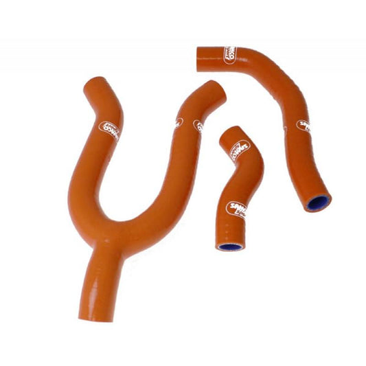 SAMCO HOSE KIT KTM, 3 PIECE KIT, ORANGE, KTM-19 OR