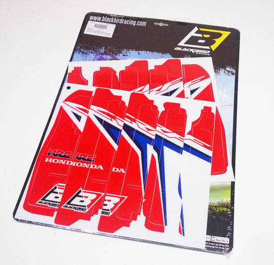 10-13 CRF250 RAD LOUVER DECAL, BLACKBIRD A102R18 TEAM HRC