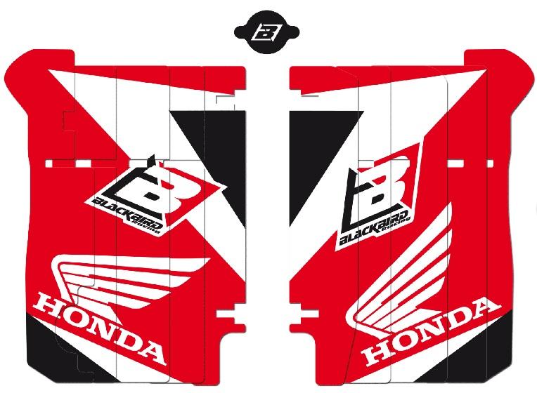 14-17 CRF RAD LOUVER DECAL, BLACKBIRD A105E