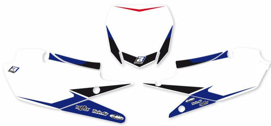 YZ 125/250 YAMAHA PRE CUT, BLACKBIRD 6212N, NUMBER BOARD BACKGROUNDS