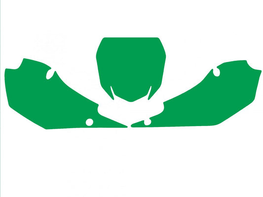 YZF 250/450 YAMAHA PRE CUT, BLACKBIRD 3228/30 GREEN, NUMBER BOARD BACKGROUNDS