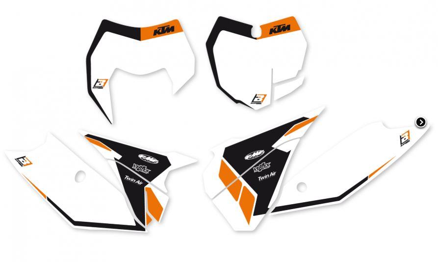 13-15 KTM SX-SXF MX BACKGROUNDS, BLACKBIRD 6507N