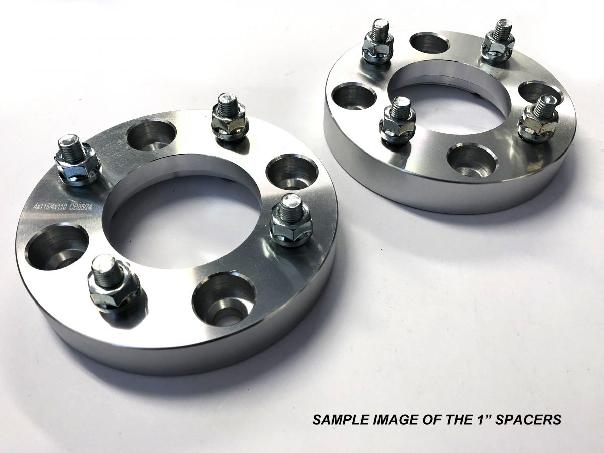 2x ATV WHEEL SPACER 4x137 > 4x110 1", M10x1.25mm, ADAPTOR ADAPTER, BRONCO AC-06671