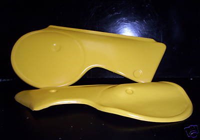 1980/1981 Suzuki PE 250 400, RS 250 Side Panels Yellow