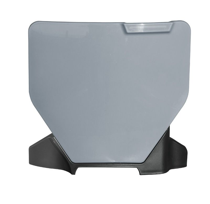 FRONT PLATE 2023 HUSKY TC/FC, QUANTUM GREY/BLACK, RTECH R-TBHSQGRNR23