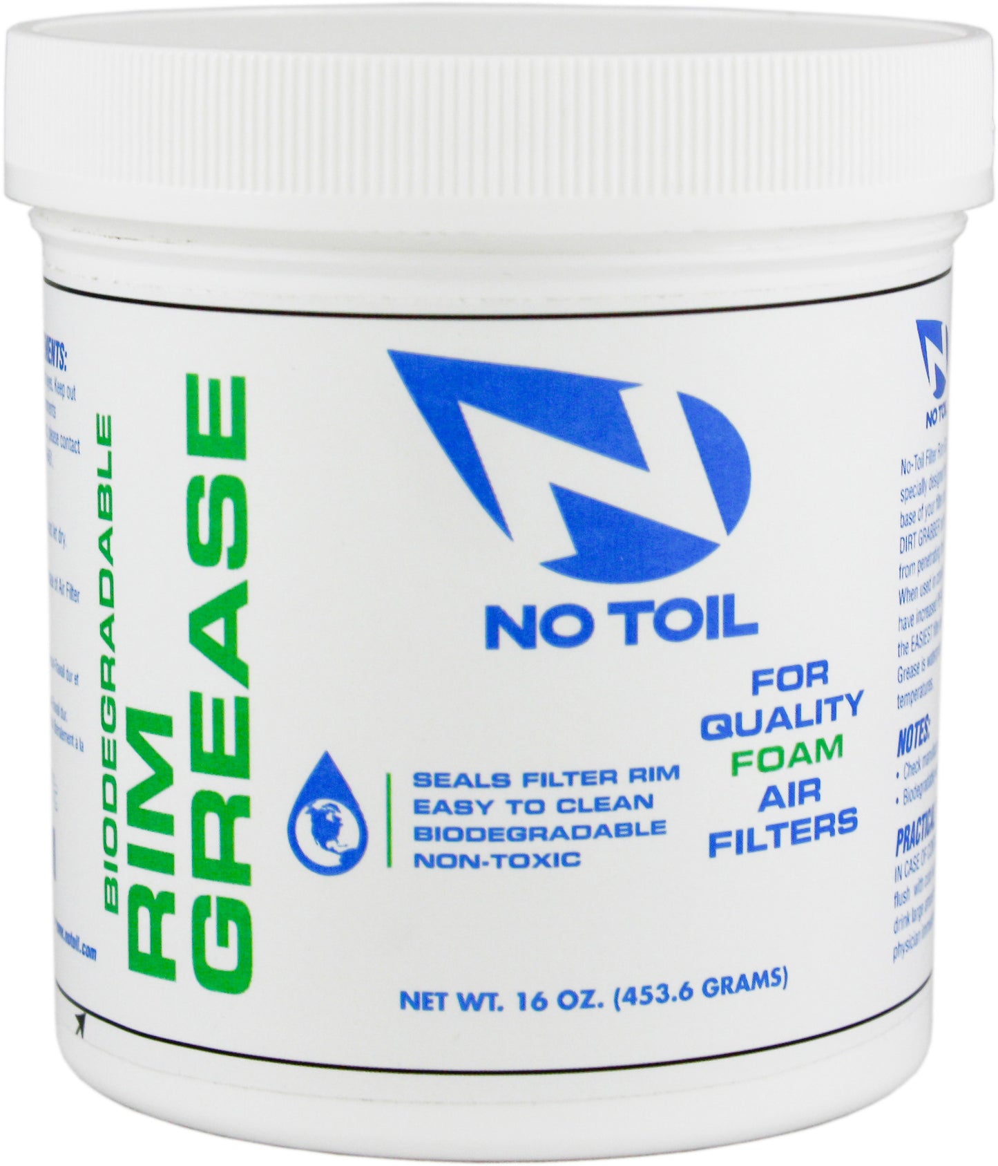 NoToil Rim grease tub 16 oz