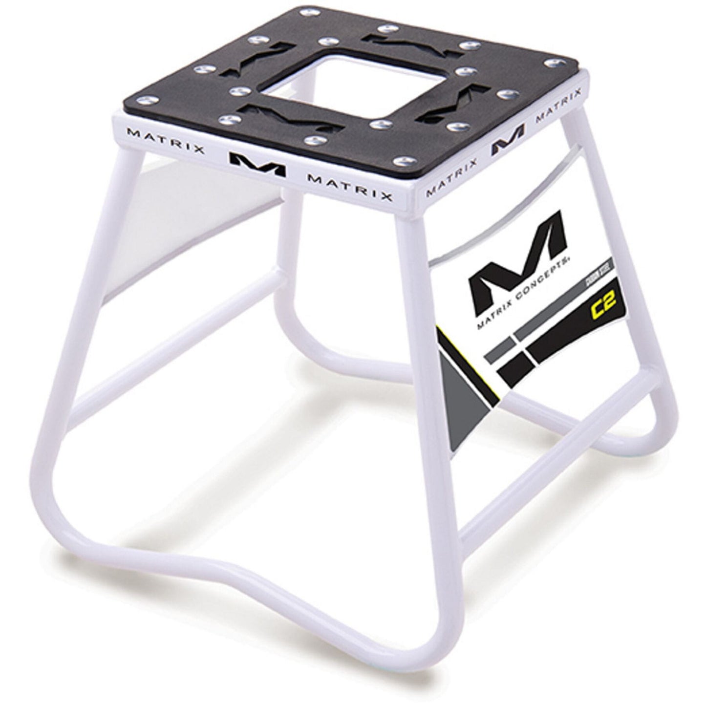 Matrix Concepts C2 Steel Stand with Sponsor boards White