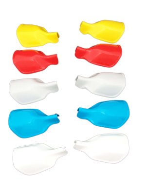 Universal Vintage Enduro Hand Guards Handguards - Translucent