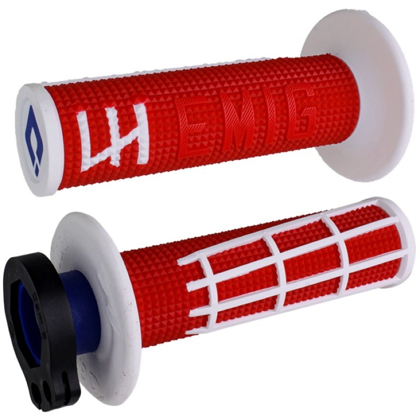 ODI EMIG 2.0 Lock On Grip Red/White