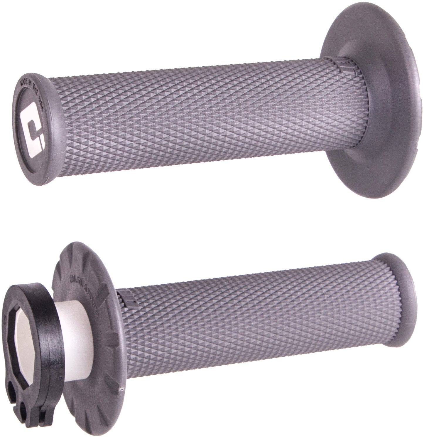 Discounted ODI No-Waffle MX V2 Lock-On Grip Graphite