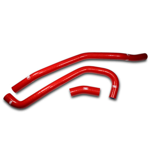 COOLANT HOSE 3 PIECE KIT RED 06-23 YAMAHA 700 RAPTOR YFM700R SAMCO SPORT YAM-27-RD