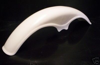 Discounted 1974-1977 Yamaha TY 175 250 Trials Front Fender White