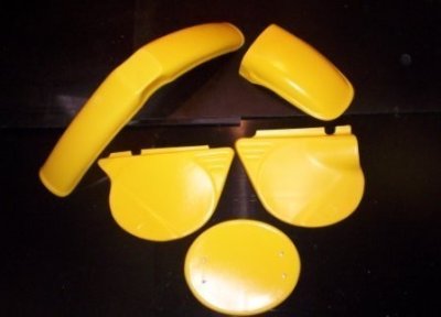 1975 Yamaha YZ 125 Plastic Kit Yellow