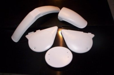 1975 Yamaha MX 250/400 Plastic Kit White