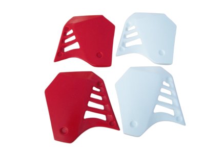 1986 1987 1988 Yamaha YZ 125 Radiator Shrouds