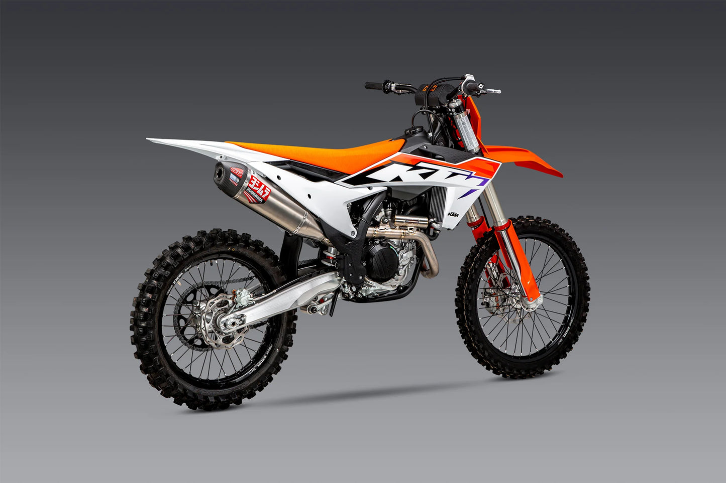 Yoshimura RS-12 Full Exhaust System (Ti/Carbon Cap) KTM SX450/Husqvarna FC450 22-24
